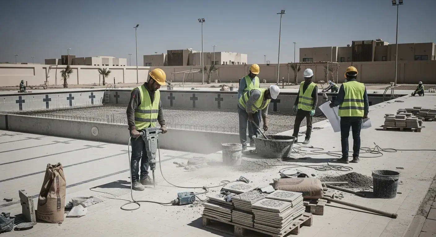 أفضل شركه خدمات ترميم مسابح بالقصيم عام 2026