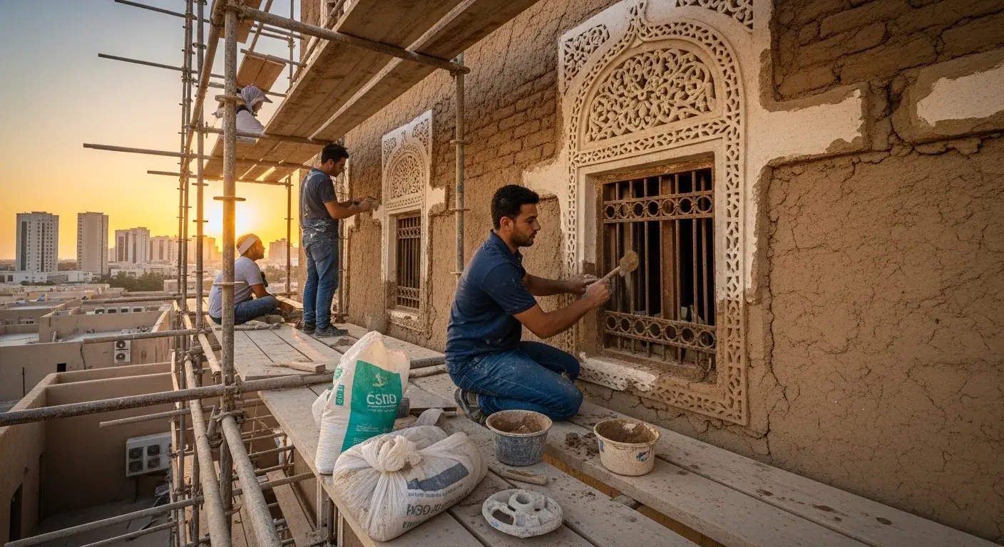 ترميم المباني في بريده