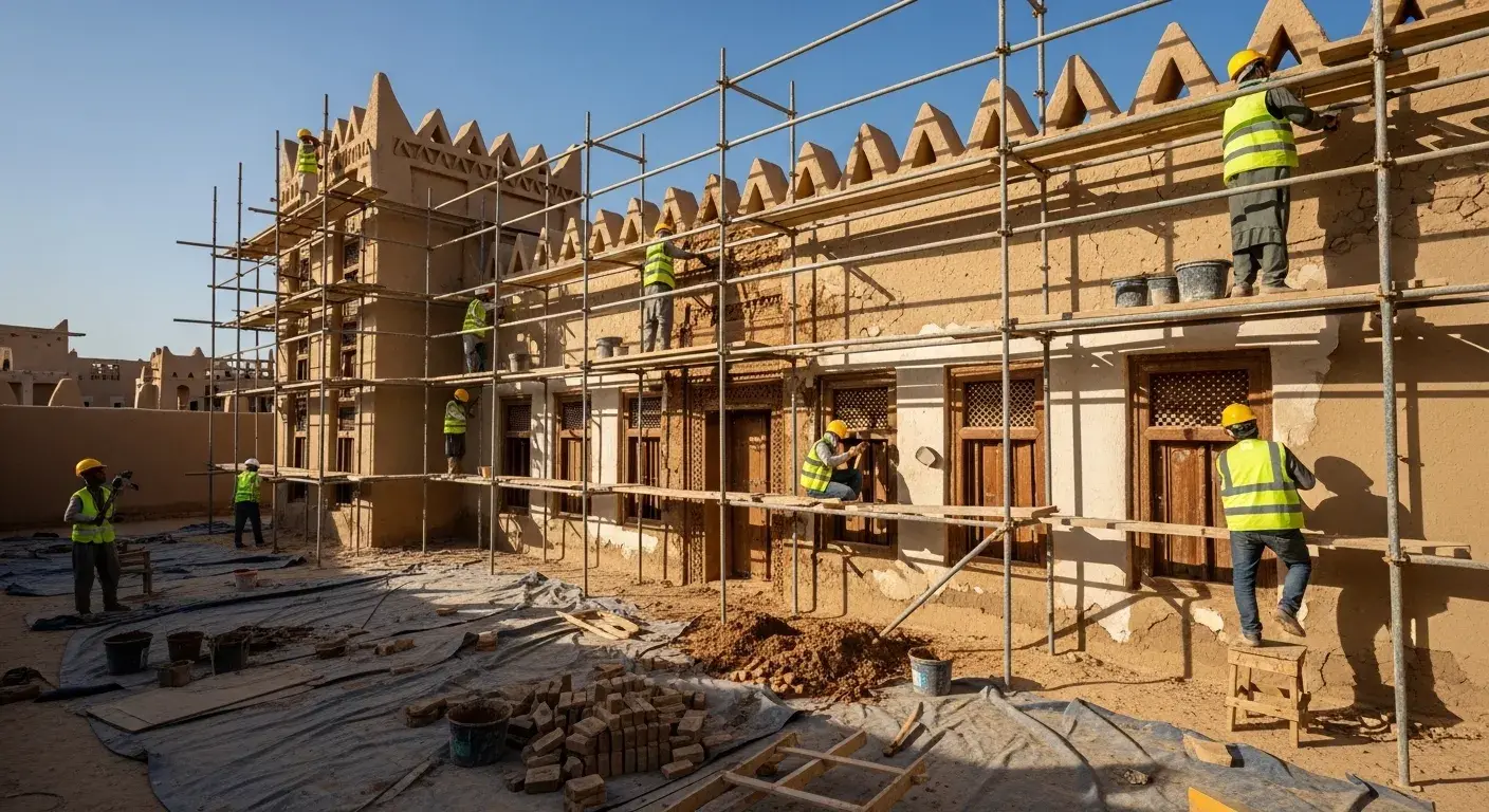 ترميم مباني في القصيم