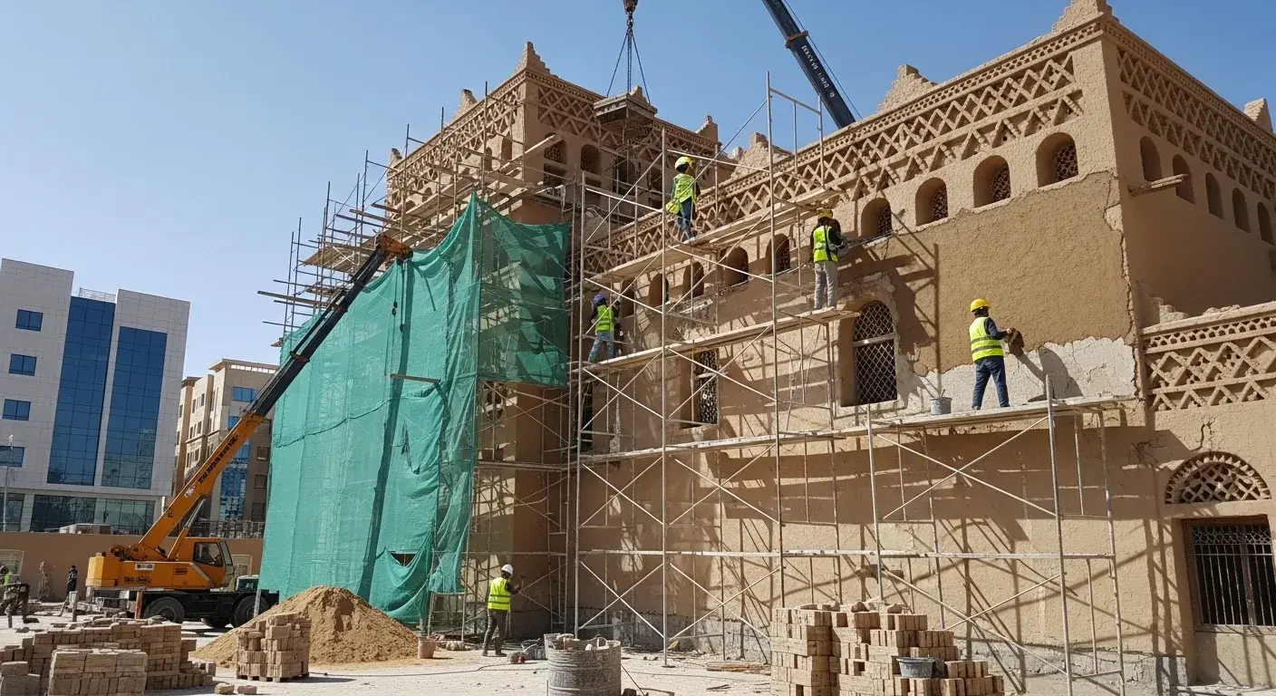 ترميم مباني في بريده