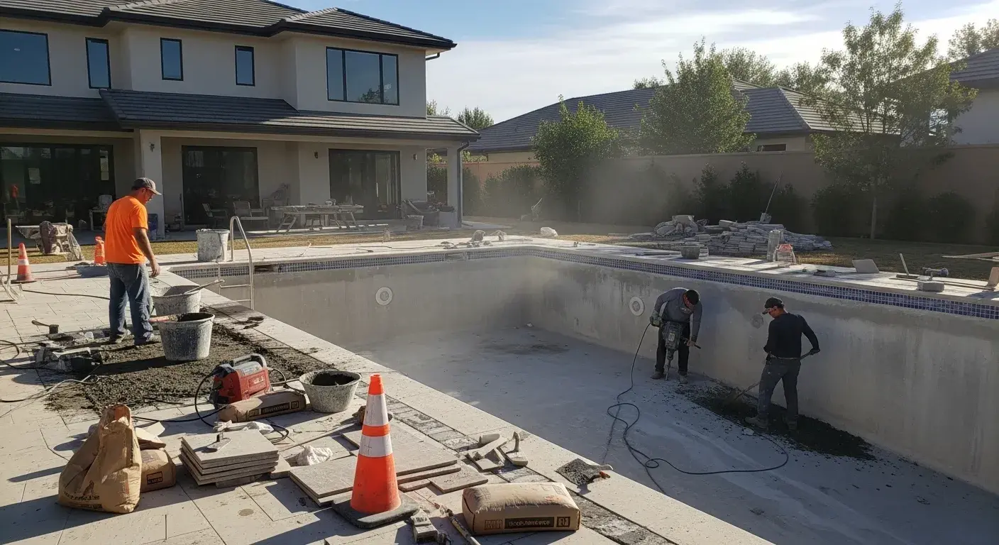  ترميم مسابح في المذنب