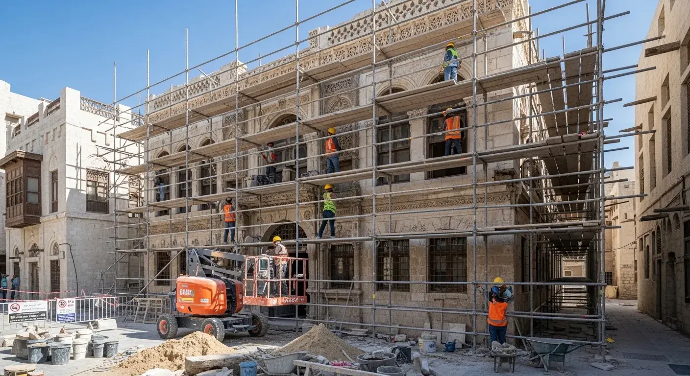 ترميم مباني في البديع 