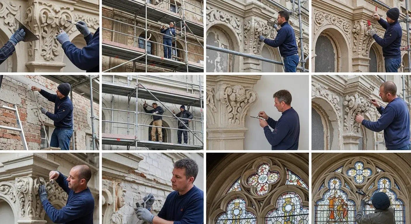 ترميم مباني في بريده