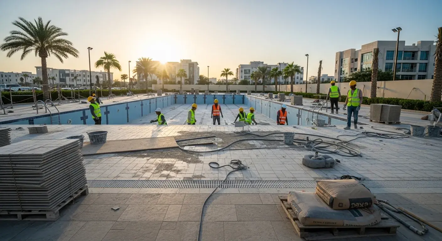  ترميم مسابح في البديع