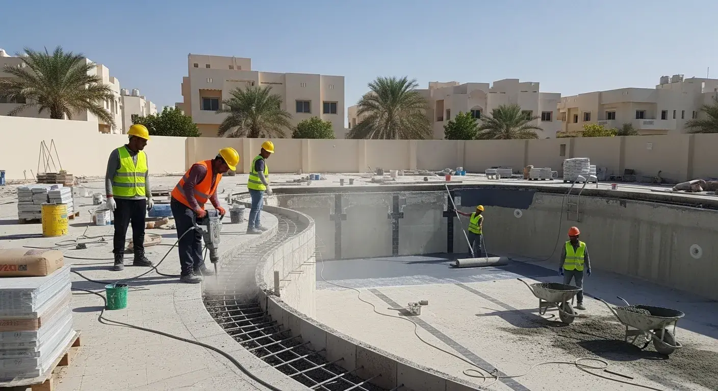  ترميم مسابح في البديع