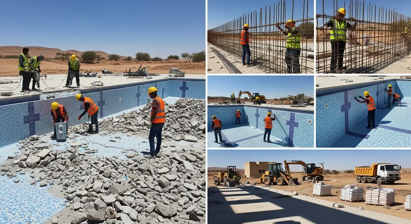 ترميم مسابح في حائل