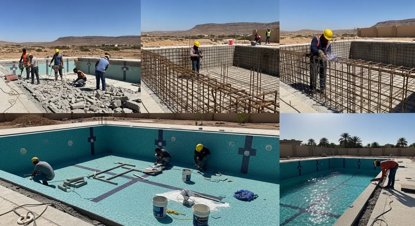 ترميم مسابح في حائل