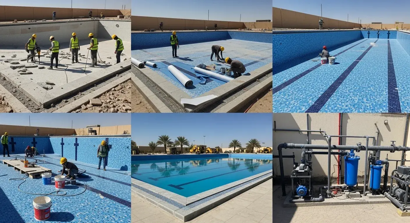ترميم مسابح في حائل