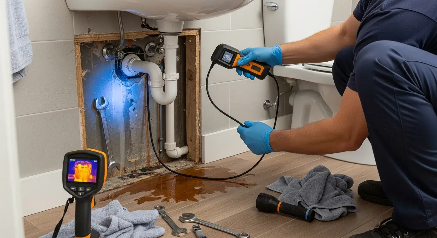 كشف تسربات المياه في حائل